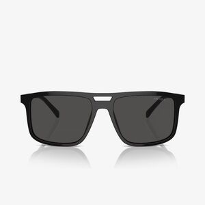 Prada Mens Women’s OPR A22S Black Frame Sunglasses Grey Lens